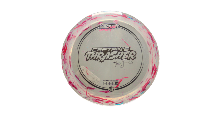 Discraft 2025 Missy Gannon Tour Series Jawbreaker Z Captain's Thrasher Distance Driver Front View