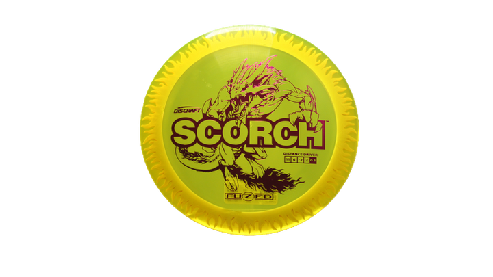 Discraft Fuzed Z Scorch Distance Driver Front View