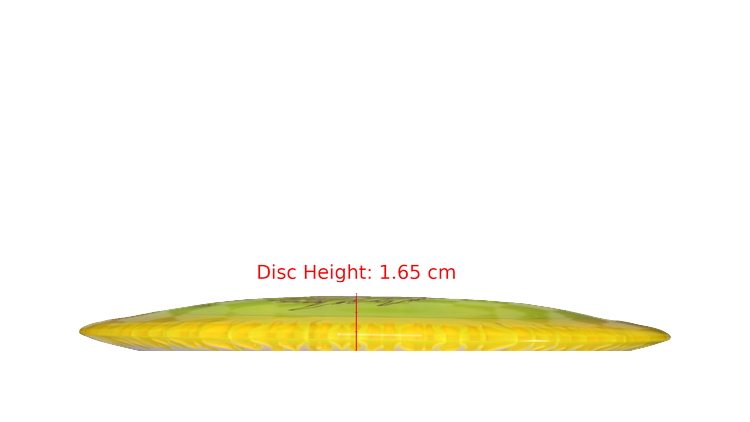 Discraft Fuzed Z Scorch Distance Driver Profile View