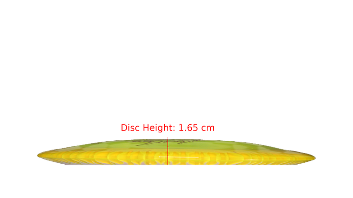 Discraft Fuzed Z Scorch Distance Driver Profile View