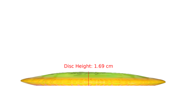 Discraft Fuzed Z Scorch Distance Driver Profile View