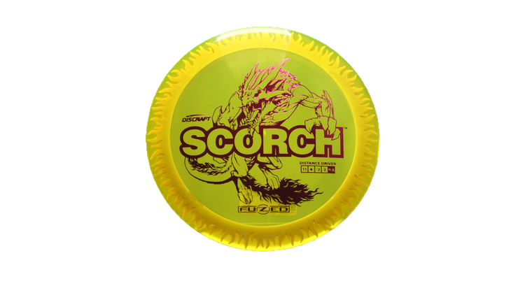 Discraft Fuzed Z Scorch Distance Driver Front View
