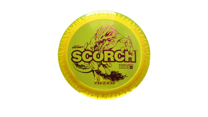 Discraft Fuzed Z Scorch Distance Driver Front View