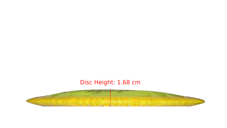 Discraft Fuzed Z Scorch Distance Driver Profile View
