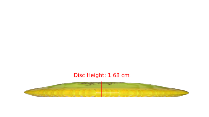Discraft Fuzed Z Scorch Distance Driver Profile View