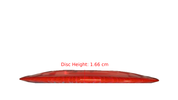 Discraft Fuzed Z Scorch Distance Driver Profile View