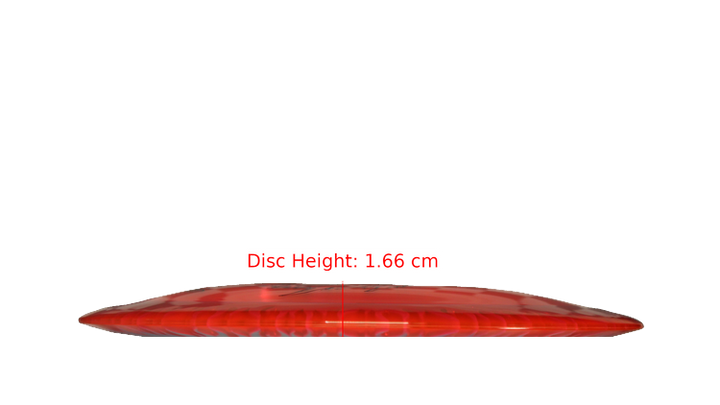 Discraft Fuzed Z Scorch Distance Driver Profile View