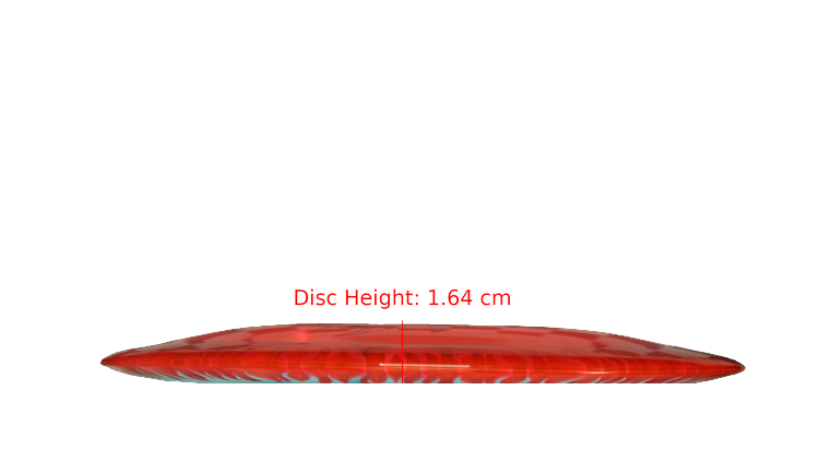 Discraft Fuzed Z Scorch Distance Driver Profile View