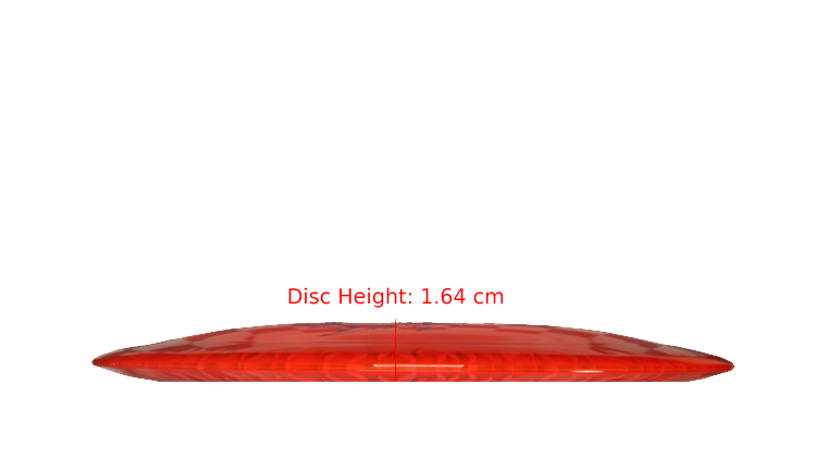 Discraft Fuzed Z Scorch Distance Driver Profile View