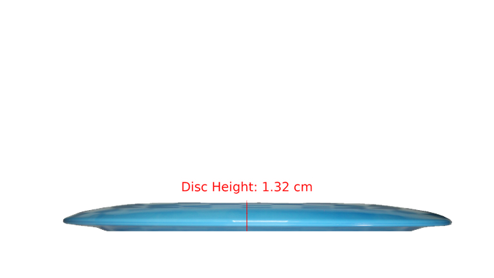 Dynamic Discs Galactic Lawman Fuzion Swirl Sheriff Distance Driver Profile View