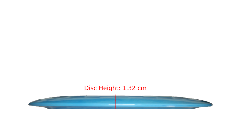 Dynamic Discs Galactic Lawman Fuzion Swirl Sheriff Distance Driver Profile View