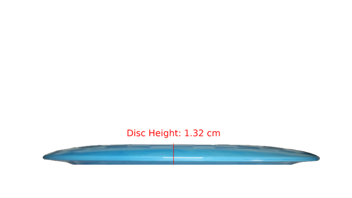 Dynamic Discs Galactic Lawman Fuzion Swirl Sheriff Distance Driver Profile View