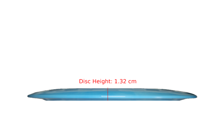 Dynamic Discs Galactic Lawman Fuzion Swirl Sheriff Distance Driver Profile View
