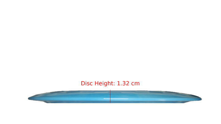 Dynamic Discs Galactic Lawman Fuzion Swirl Sheriff Distance Driver Profile View