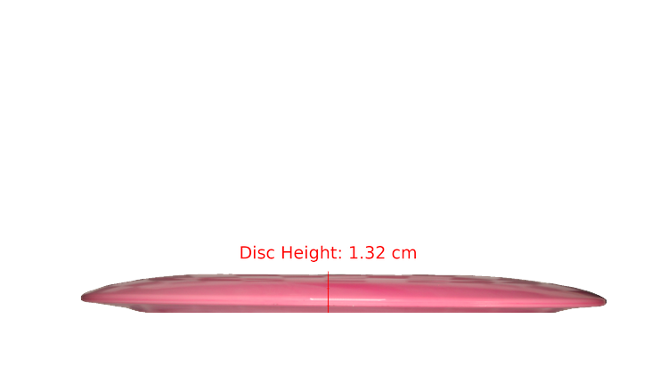 Dynamic Discs Galactic Lawman Fuzion Swirl Sheriff Distance Driver Profile View