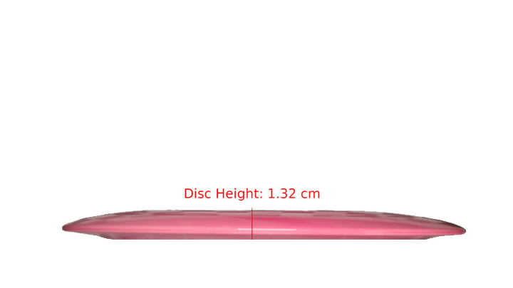 Dynamic Discs Galactic Lawman Fuzion Swirl Sheriff Distance Driver Profile View