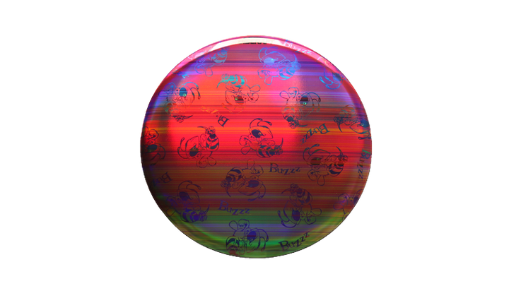 Discraft Swarm Full Foil SuperColor Buzzz Midrange Front View