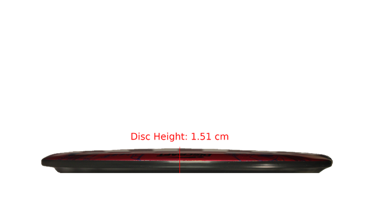 Discraft Swarm Full Foil SuperColor Buzzz Midrange Profile View