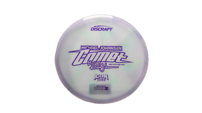 Discraft 2025 Michael Johansen Tour Series Z Swirl Comet Midrange