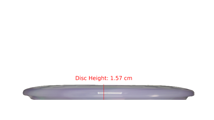 Discraft 2025 Michael Johansen Tour Series Z Swirl Comet Midrange Profile View