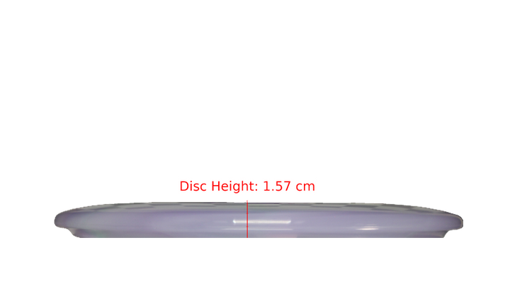 Discraft 2025 Michael Johansen Tour Series Z Swirl Comet Midrange Profile View