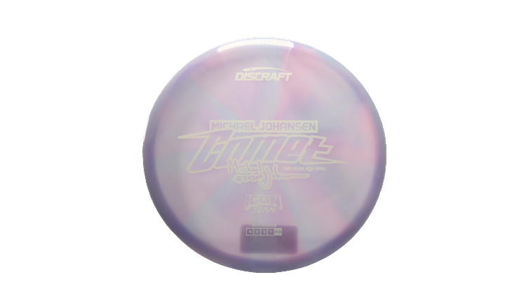 Discraft 2025 Michael Johansen Tour Series Z Swirl Comet Midrange Front View