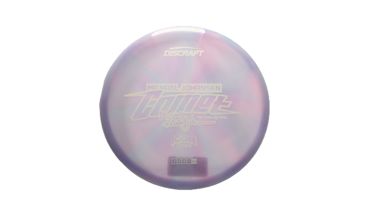 Discraft 2025 Michael Johansen Tour Series Z Swirl Comet Midrange Front View