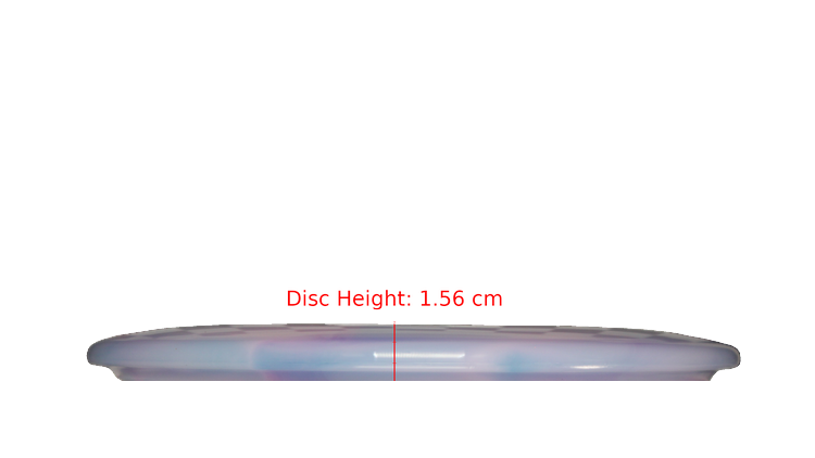 Discraft 2025 Michael Johansen Tour Series Z Swirl Comet Midrange Profile View