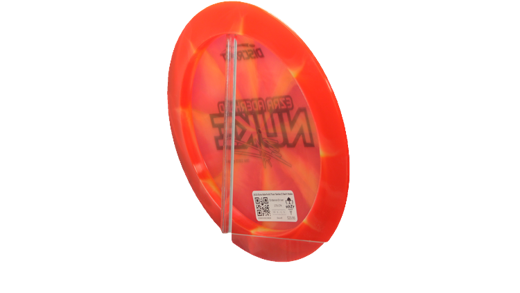 Discraft 2025 Ezra Aderhold Tour Series Z Swirl Nuke Distance Driver Back View