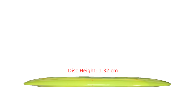 Discraft 2025 Ezra Aderhold Tour Series Z Swirl Nuke Distance Driver Profile View