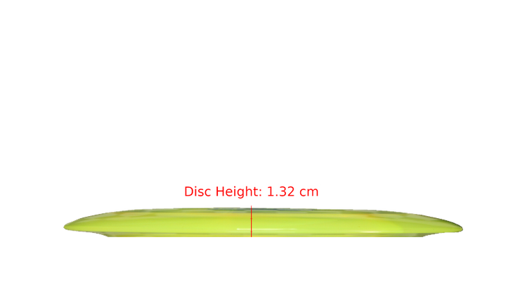 Discraft 2025 Ezra Aderhold Tour Series Z Swirl Nuke Distance Driver Profile View