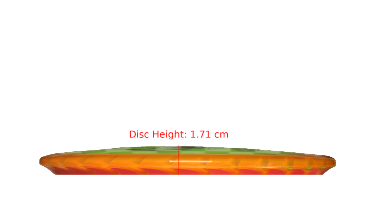 Discraft Fuzed Z Buzzz Midrange Profile View