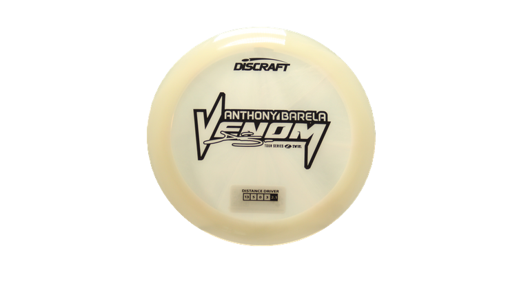 Discraft 2025 Anthony Barela Tour Series Z Swirl Venom Distance Driver Front View