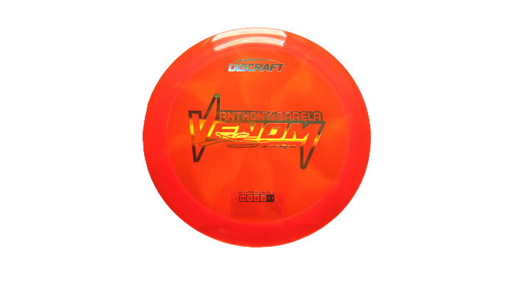 Discraft 2025 Anthony Barela Tour Series Z Swirl Venom Distance Driver Front View