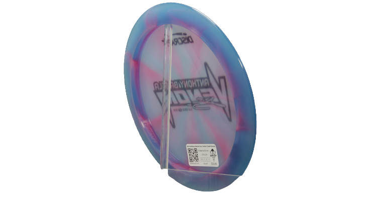 Discraft 2025 Anthony Barela Tour Series Z Swirl Venom Distance Driver Back View