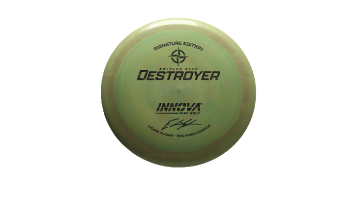 Innova 2025 E. Salonen Swirled Star Destroyer Distance Driver Front View