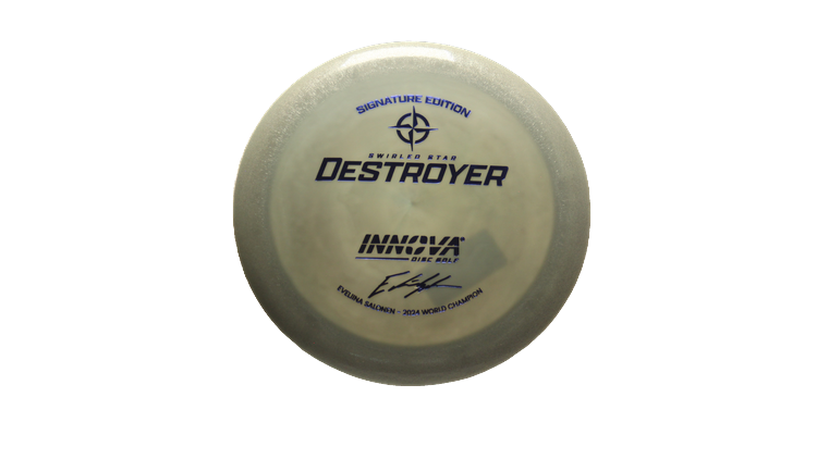 Innova 2025 E. Salonen Swirled Star Destroyer Distance Driver Front View