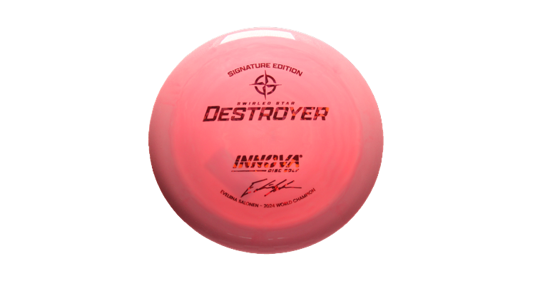 Innova 2025 E. Salonen Swirled Star Destroyer Distance Driver Front View