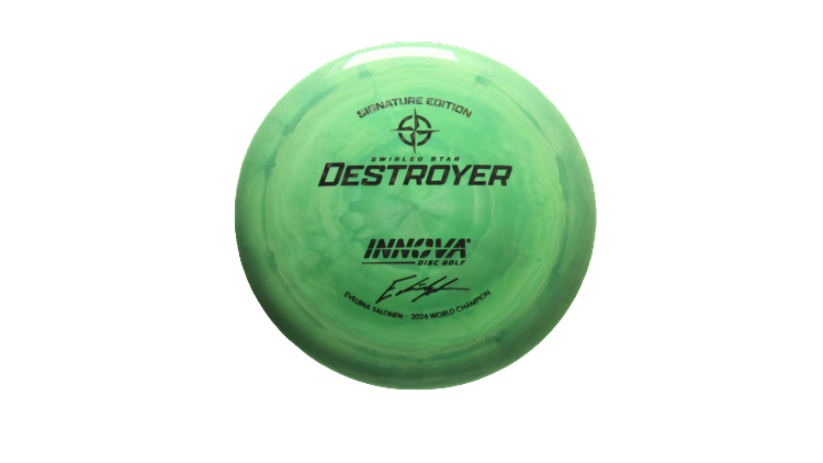 Innova 2025 E. Salonen Swirled Star Destroyer Distance Driver Front View