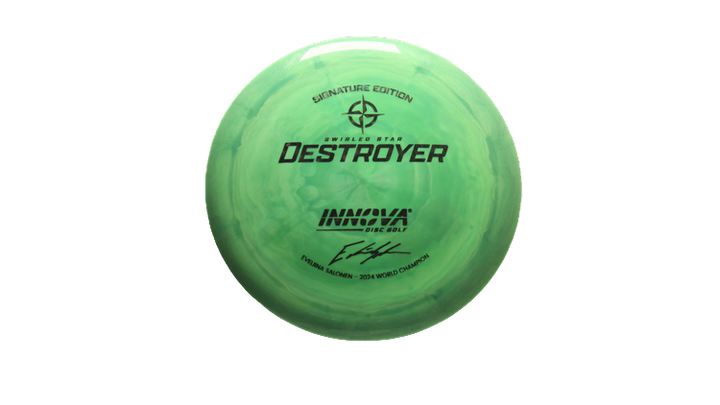 Innova 2025 E. Salonen Swirled Star Destroyer Distance Driver Front View