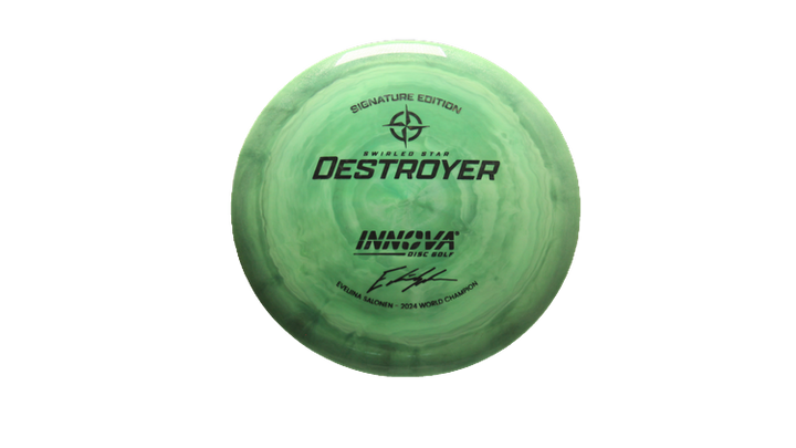 Innova 2025 E. Salonen Swirled Star Destroyer Distance Driver Front View