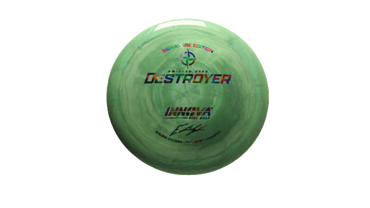 Innova 2025 E. Salonen Swirled Star Destroyer Distance Driver Front View