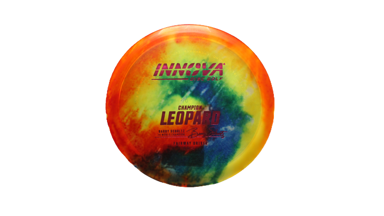 Innova I-Dye Champion Leopard Fairway Driver Front View