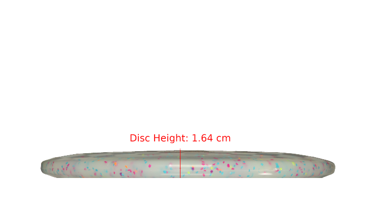 Discraft 2025 Adam Hammes Victory Edition Z Confetti Sol Midrange Profile View