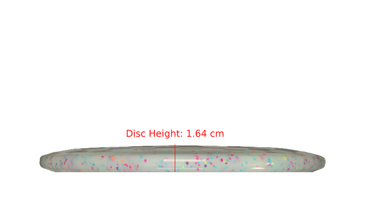 Discraft 2025 Adam Hammes Victory Edition Z Confetti Sol Midrange Profile View