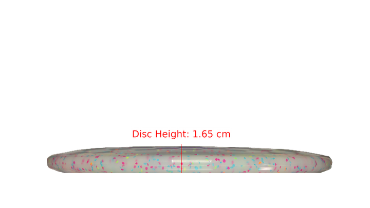 Discraft 2025 Adam Hammes Victory Edition Z Confetti Sol Midrange Profile View