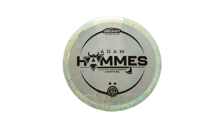 Discraft 2025 Adam Hammes Victory Edition Z Confetti Sol Midrange Front View