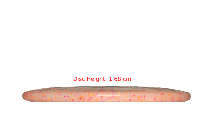 Discraft 2025 Adam Hammes Victory Edition Z Confetti Sol Midrange Profile View