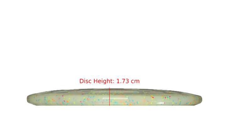 Discraft 2025 Adam Hammes Victory Edition Z Confetti Sol Midrange Profile View