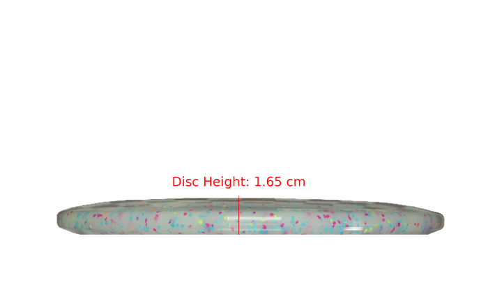 Discraft 2025 Adam Hammes Victory Edition Z Confetti Sol Midrange Profile View